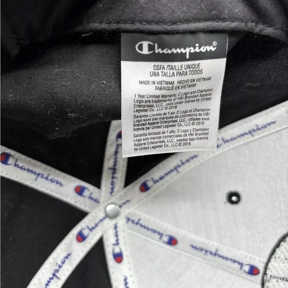 Champion Men Space Patch Baseball Cap Hat snapback 2018 Preloved - Picture 6 of 7